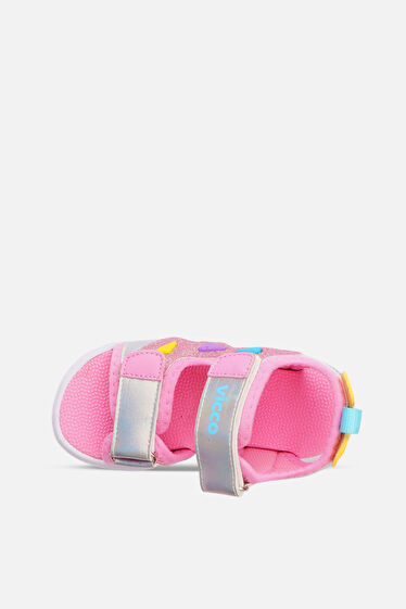 Vicco Hilda Işıklı Kız Bebek Pembe Sandalet
