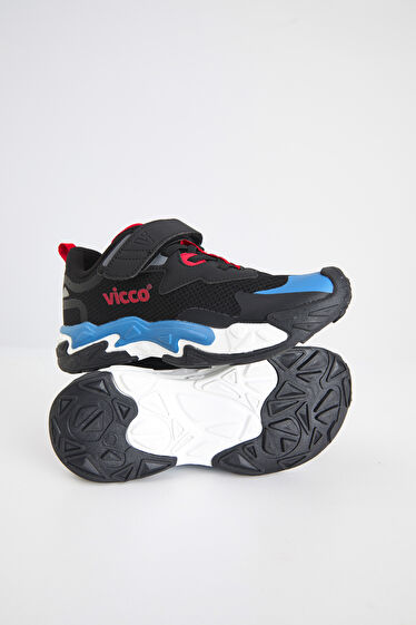 Vicco Umbre Hafif Erkek Çocuk Siyah Sneaker