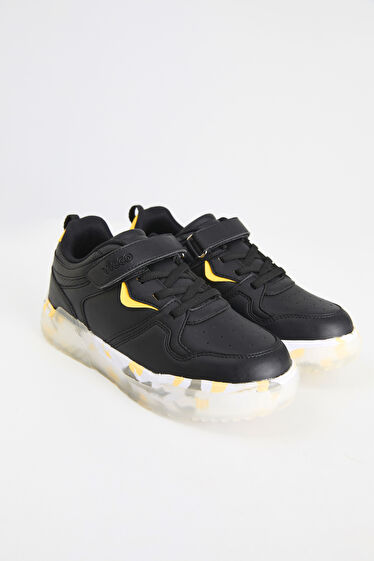Vicco Monaco Hafif Erkek Çocuk Siyah Sneaker