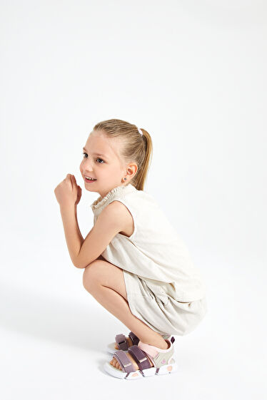 Vicco Gorbi Basic Kız Bebek Pudra Sandalet