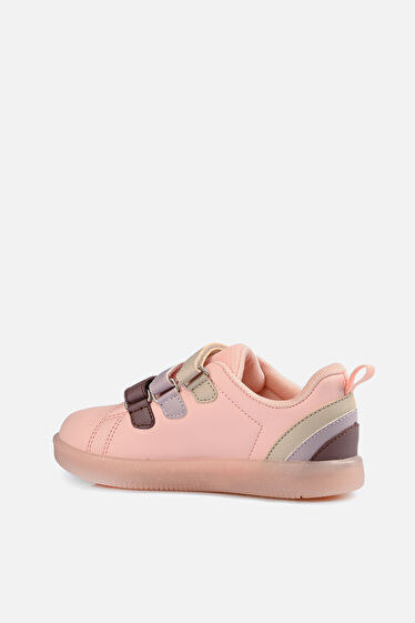 Vicco Sun Işıklı Kız Çocuk Pudra Sneaker