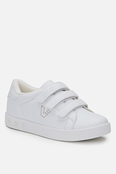 Vicco Oyo Işıklı Unisex Çocuk Beyaz Sneaker