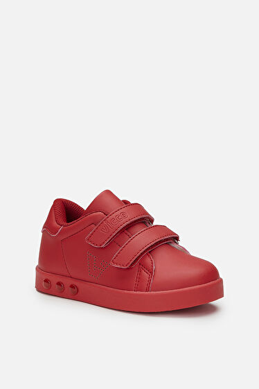 Vicco Oyo Işıklı Unisex Bebek Kırmızı Sneaker