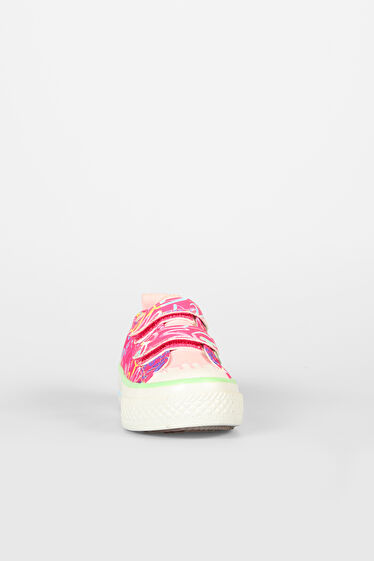 Vicco Done Desenli Kız Bebek Fuşya Sneaker