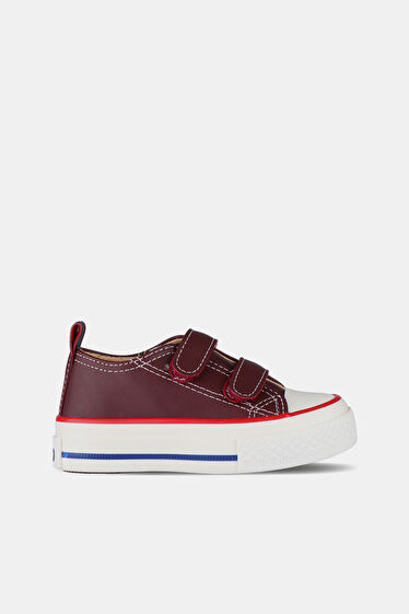 Vicco Pipon Basic Unisex Bebek Bordo Sneaker
