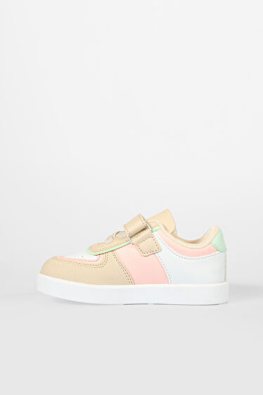 Vicco Sam Işıklı Kız Çocuk Pudra Sneaker