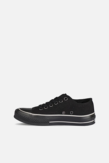 Vicco Idol Basic Unisex Genç Siyah/Siyah Sneaker