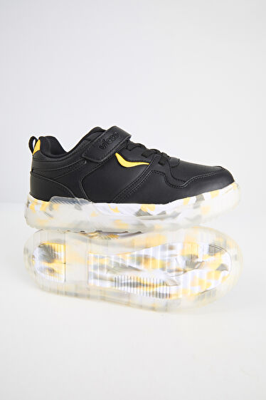 Vicco Monaco Hafif Erkek Okul Öncesi Siyah Sneaker