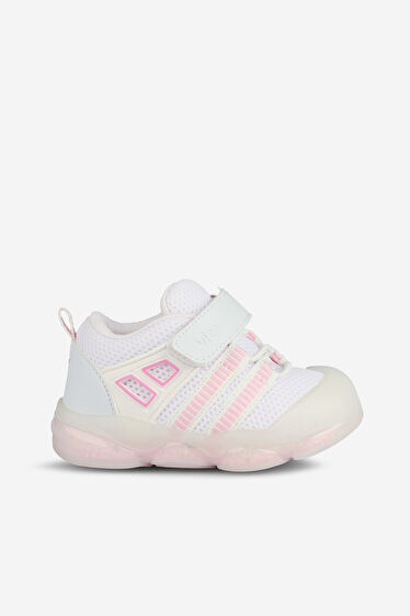 Vicco Orante Işıklı Kız İlk Adım Beyaz Spor Ayakkabı