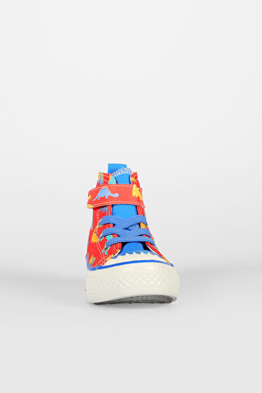Vicco Ada Desenli Unisex Bebek Kırmızı Sneaker