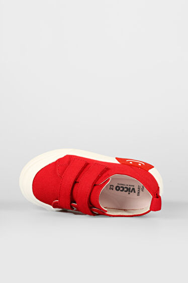 Vicco Luffy Işıklı Unisex Okul Öncesi Kırmızı Spor Ayakkabı