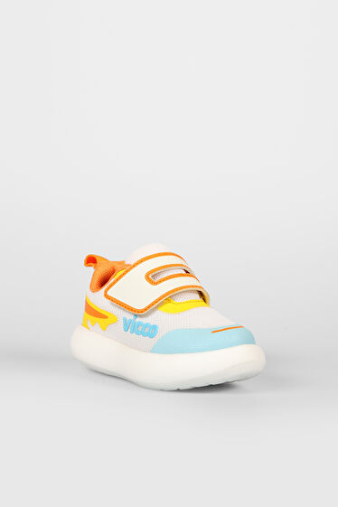 Vicco Melodic Işıklı Erkek Okul Öncesi Beyaz/Mavi Sneaker