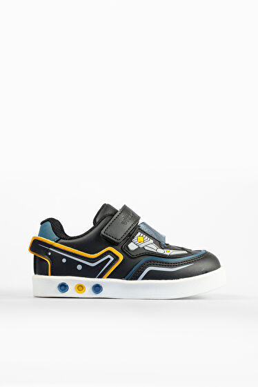Vicco Ester Işıklı Erkek Bebek Siyah Sneaker