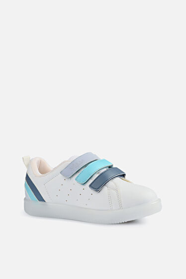 Vicco Sun Işıklı Erkek Çocuk Beyaz/Mavi Sneaker