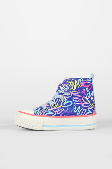 Vicco Ada Desenli Unisex Bebek Lacivert Sneaker