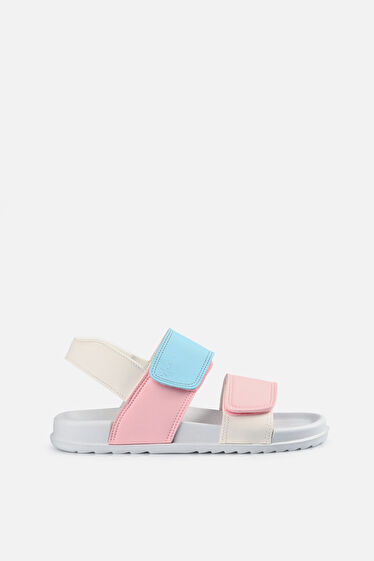 Vicco Krixi Hafif Kız Çocuk Beyaz/Pembe Sandalet
