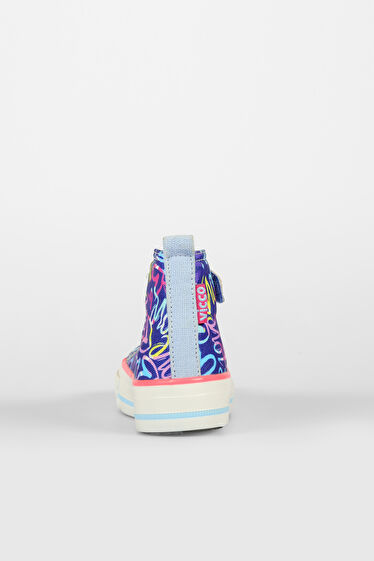 Vicco Ada Desenli Unisex Okul Öncesi Lacivert Sneaker