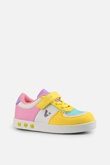 Vicco Sam Işıklı Kız Okul Öncesi Sarı Sneaker