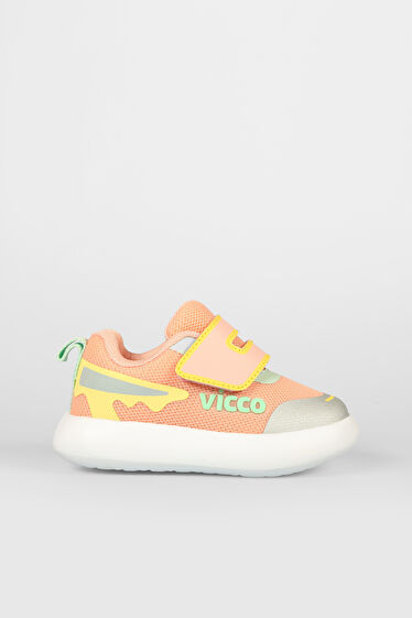 Vicco Melodic Işıklı Kız Okul Öncesi Pudra Sneaker