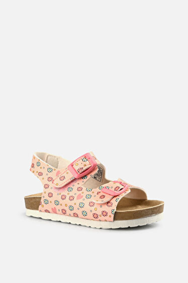 Vicco Last Desenli Kız Bebek Pembe Sandalet