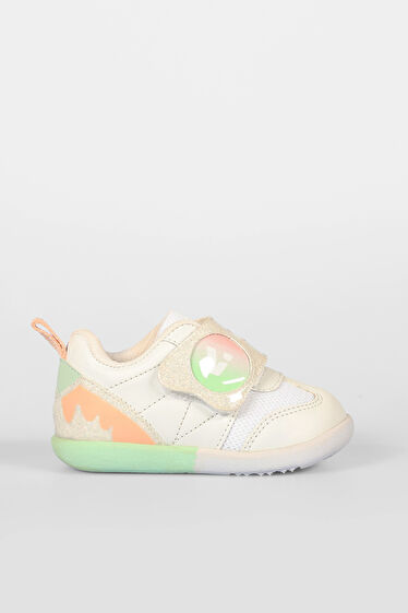 Vicco Donut Basic Kız İlk Adım Beyaz/Pudra Sneaker