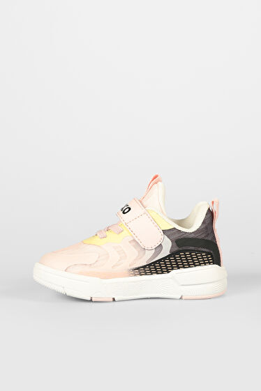 Vicco Daphne Baskılı Kız Bebek Pudra Sneaker