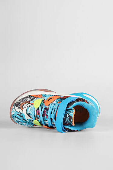 Vicco Universe Baskılı Erkek Çocuk Yeşil Sneaker