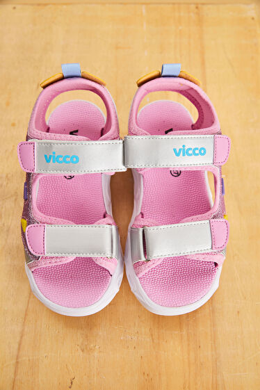 Vicco Hilda Işıklı Kız Okul Öncesi Pembe Sandalet