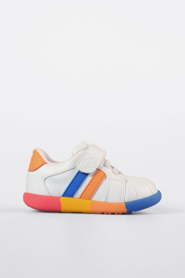 Vicco Heika Basic Unisex Bebek Beyaz Sneaker
