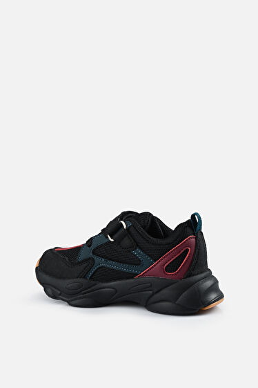 Vicco Asimo Hafif Unisex Bebek Siyah Sneaker