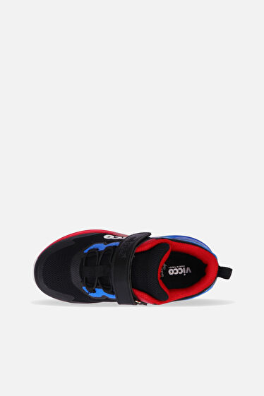 Vicco Yancy Hafif Erkek Çocuk Siyah/Saks Mavi Spor Ayakkabı