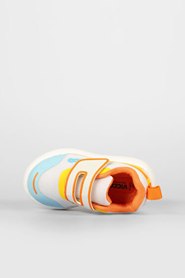 Vicco Melodic Işıklı Erkek Okul Öncesi Beyaz/Mavi Sneaker