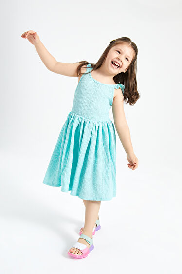 Vicco Laura Işıklı Kız Bebek Mint Yeşil/Beyaz Sandalet