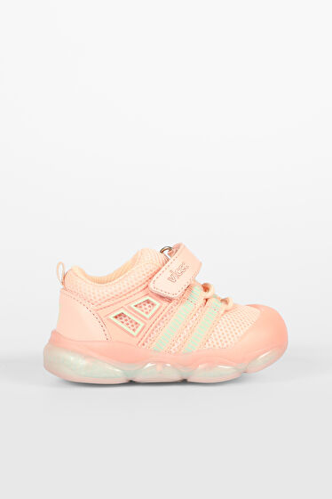 Vicco Orante Işıklı Kız İlk Adım Pudra Spor Ayakkabı