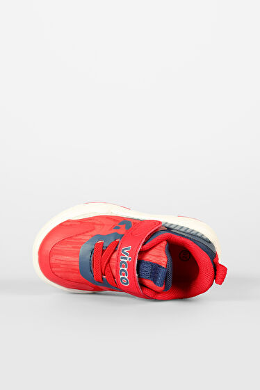 Vicco Daphne Baskılı Unisex Bebek Kırmızı Sneaker