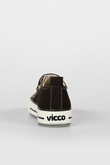 Vicco Pino Işıklı Unisex Bebek Siyah/Beyaz Spor Ayakkabı