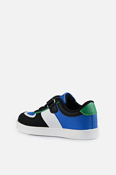 Vicco Sam Işıklı Erkek Okul Öncesi Siyah/Saks Mavi Sneaker
