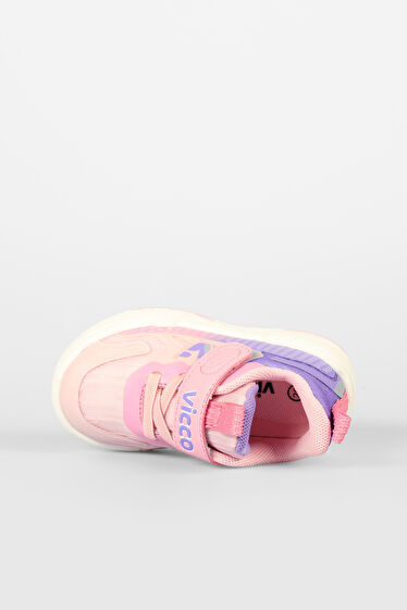 Vicco Daphne Baskılı Kız Bebek Pembe Sneaker