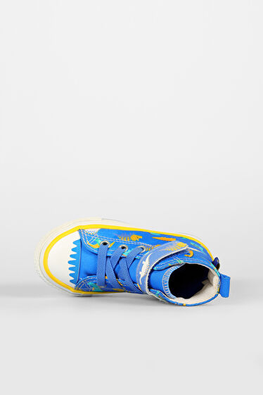 Vicco Ada Desenli Erkek Okul Öncesi Saks Mavi Sneaker