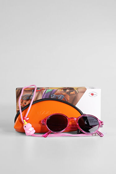 Looklight Will 100% UV Koruması, Polarized Kız Aksesuar Jelly Pink Gözlük