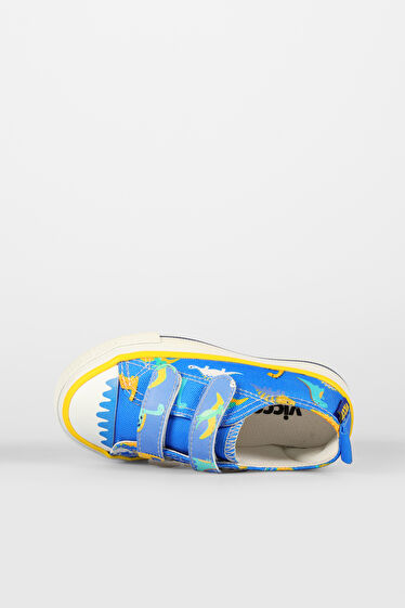 Vicco Done Desenli Erkek Okul Öncesi Saks Mavi Sneaker