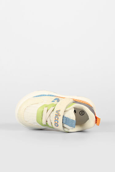 Vicco Daphne Baskılı Unisex Bebek Bej Sneaker