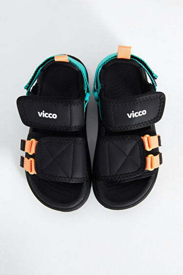 Vicco Juju Hafif Erkek Çocuk Siyah Sandalet