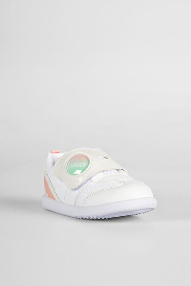Vicco Donut Basic Kız İlk Adım Beyaz/Pudra Sneaker
