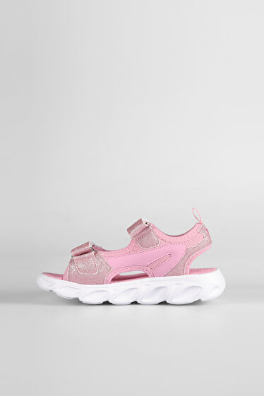 Vicco Roy Işıklı Kız Çocuk Pembe Sandalet