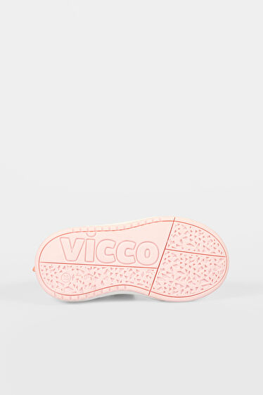 Vicco Disnew Işıklı Kız Bebek Pudra Sneaker