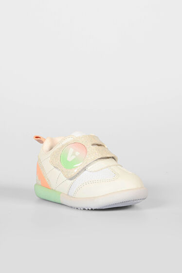 Vicco Donut Basic Kız İlk Adım Beyaz/Pudra Sneaker