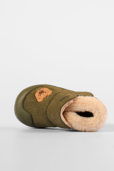 Vicco Kind Kürklü Unisex İlk Adım Haki Bot