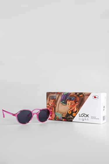 Looklight Will 100% UV Koruması, Polarized Kız Aksesuar Jelly Pink Gözlük