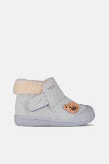 Vicco Kind Kürklü Unisex İlk Adım Gri Bot